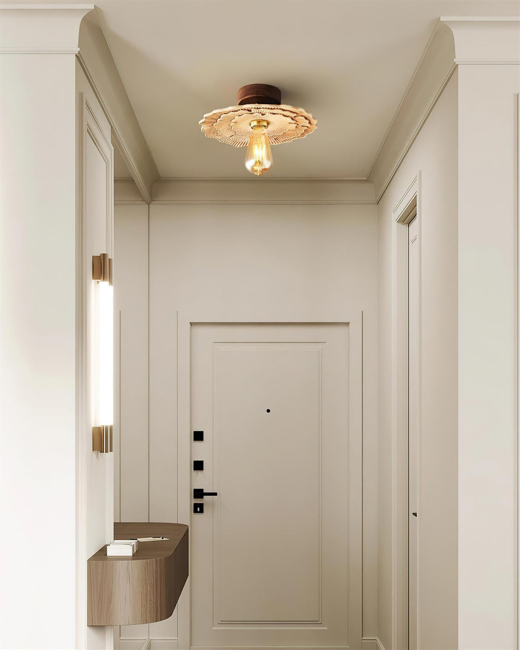 Myco Wood Ceiling Light — product view 4