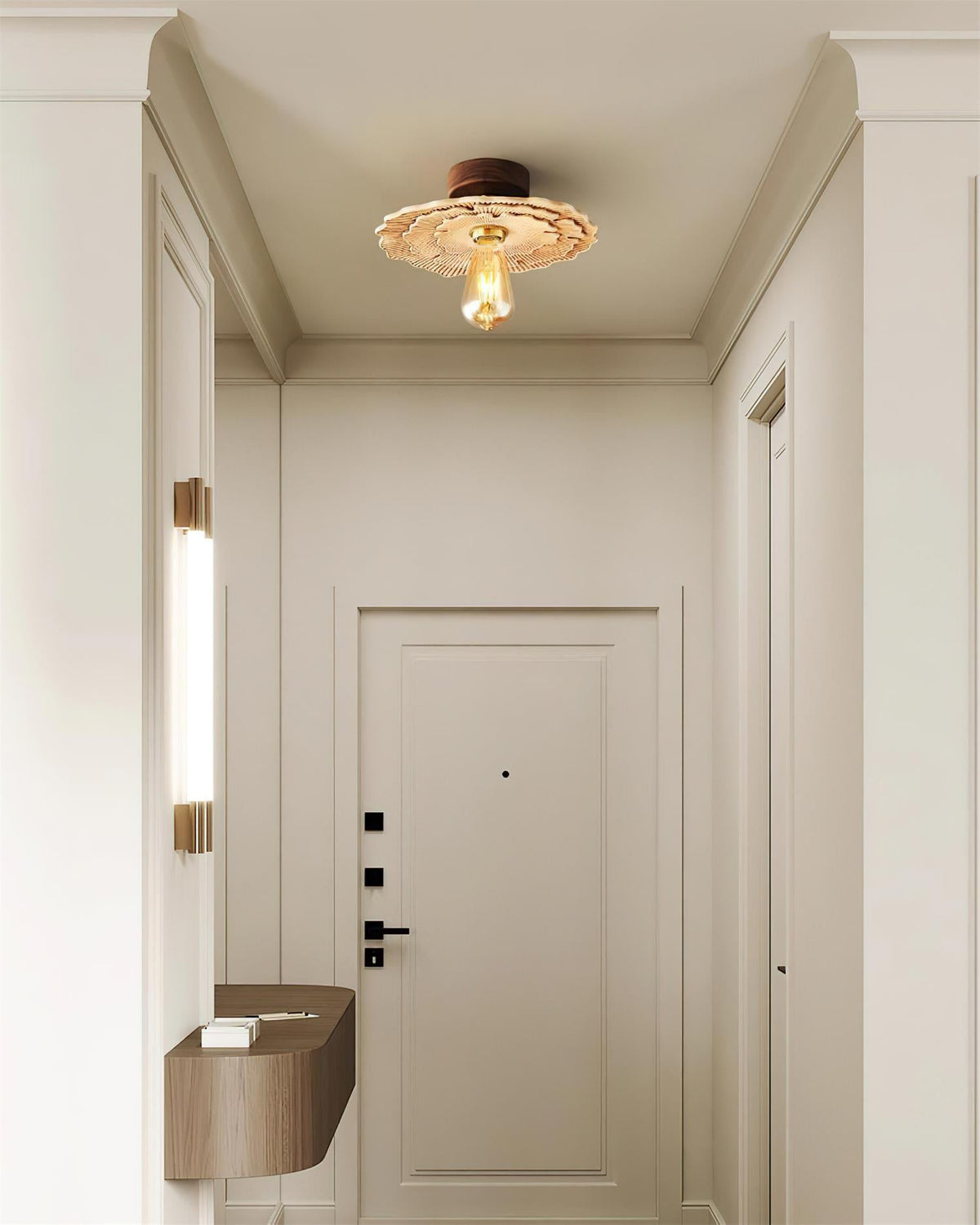 Myco Wood Ceiling Light — product view 4