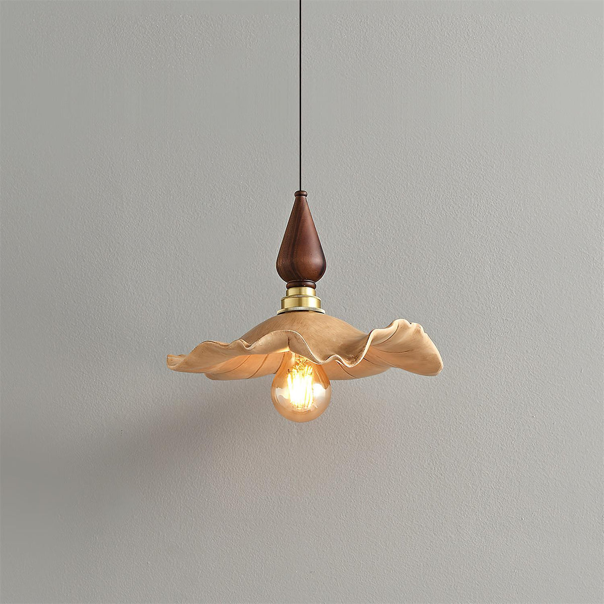 Wavely Wood Pendant Lamp — product view 2