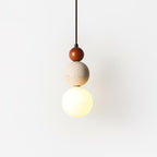 Trio Orb Travertine Pendant Lamp — product view 19