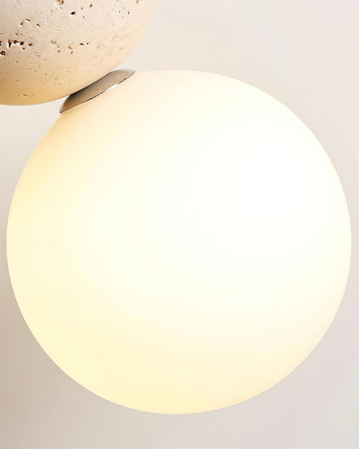 Trio Orb Travertine Pendant Lamp — product view 23