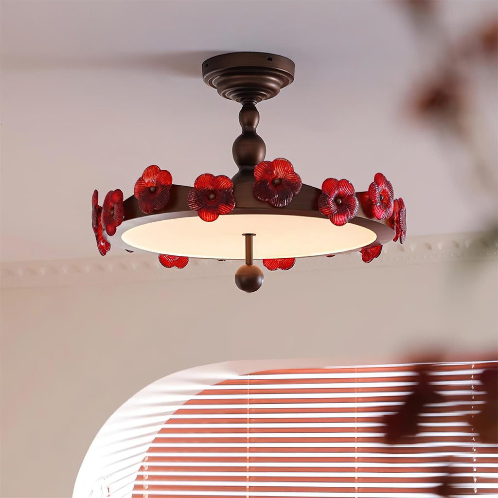 Rosetta Metal Ceiling Lamp — product view 3