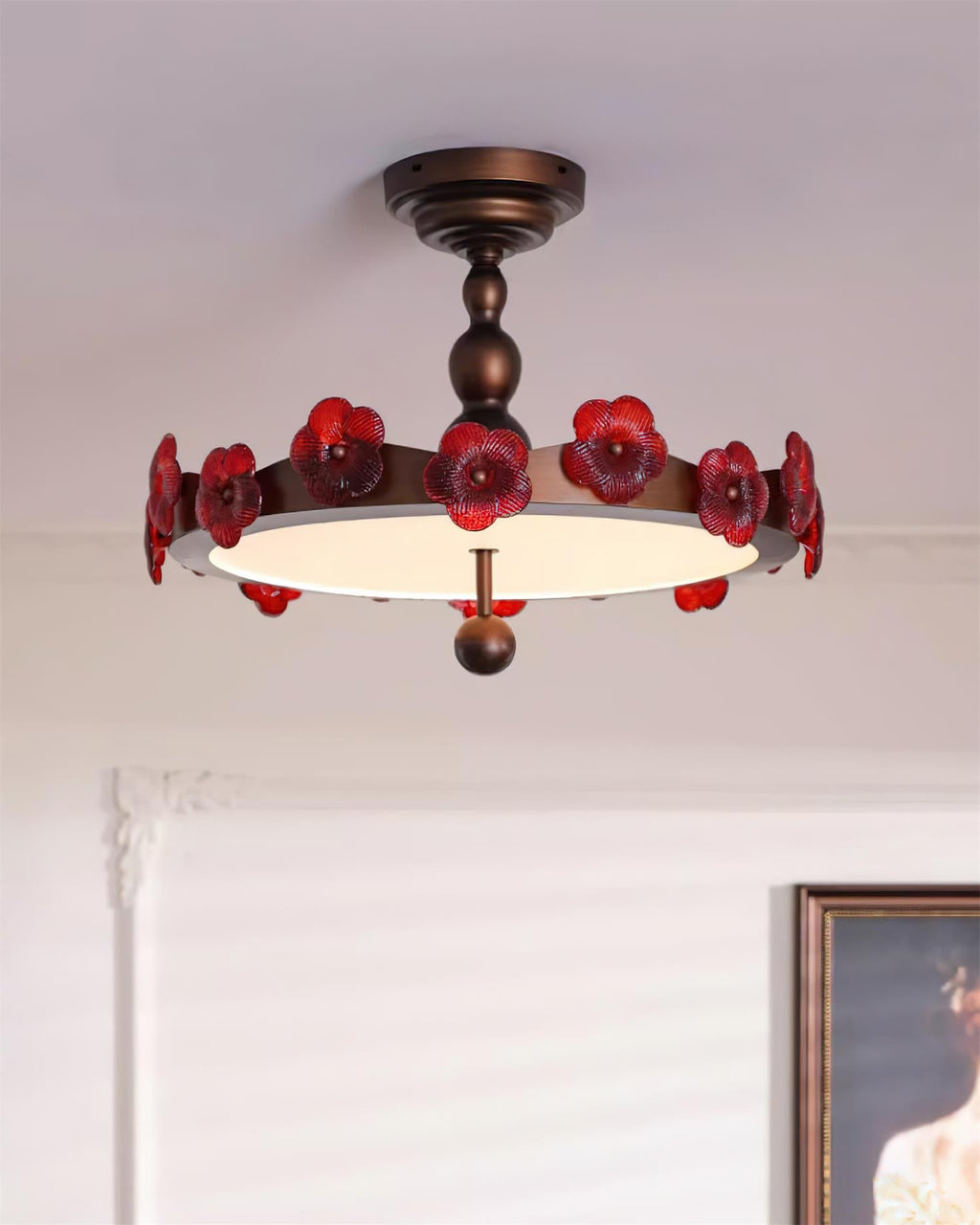 Rosetta Metal Ceiling Lamp — product view 4