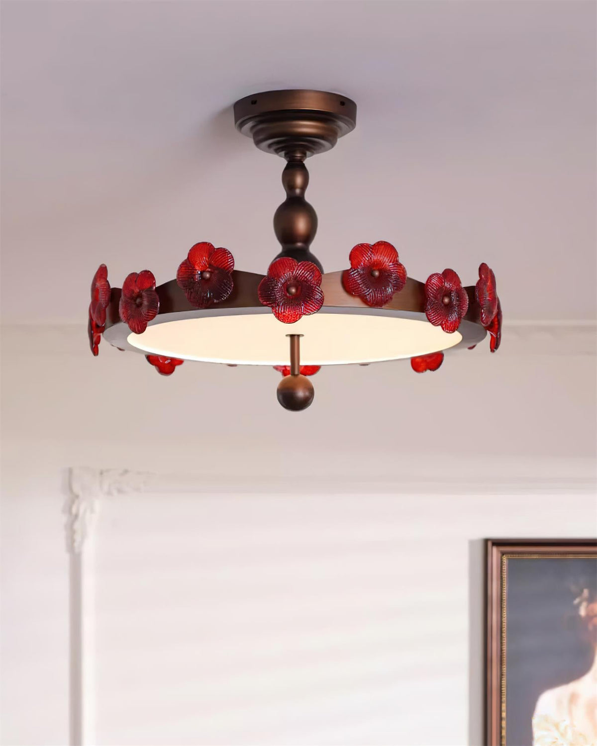 Rosetta Metal Ceiling Lamp — product view 4