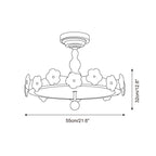 Rosetta Metal Ceiling Lamp — product view 5