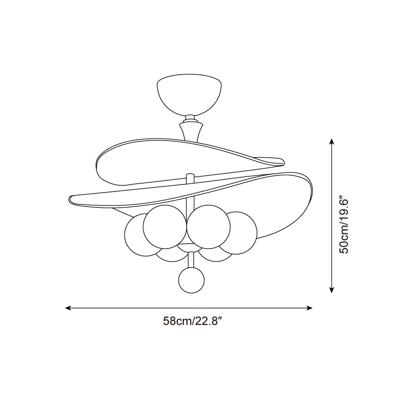 Valmorra Glass Ceiling Lamp — product view 5
