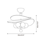 Valmorra Glass Ceiling Lamp — product view 5