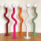 Twistie Glass Floor Lamp — product view 2