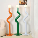 Twistie Glass Floor Lamp — product view 3