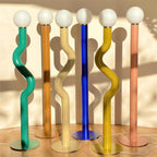 Twistie Glass Floor Lamp — product view 4