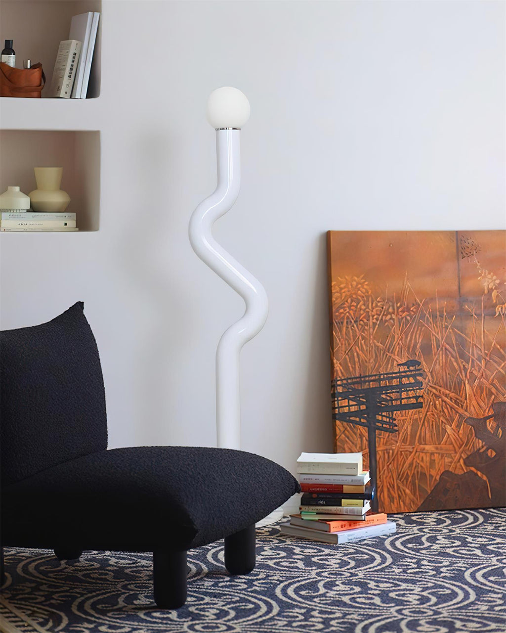 Twistie Glass Floor Lamp — product view 10