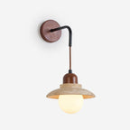 Brava Travertine Wall Lamp — product view 1