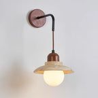 Brava Travertine Wall Lamp — product view 2