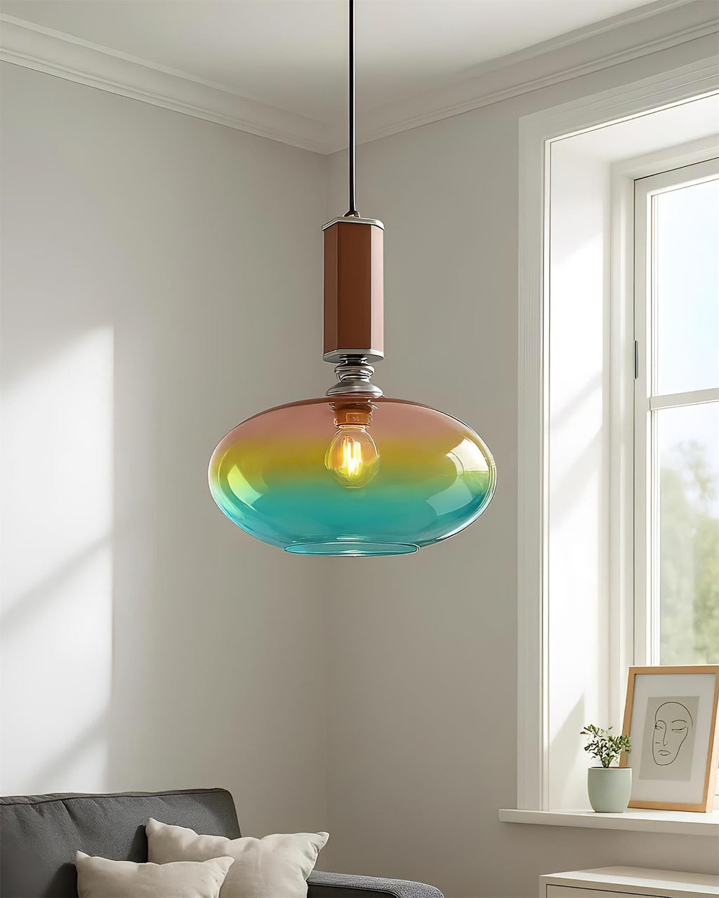 Lumia Glass Pendant Lamp — product view 7