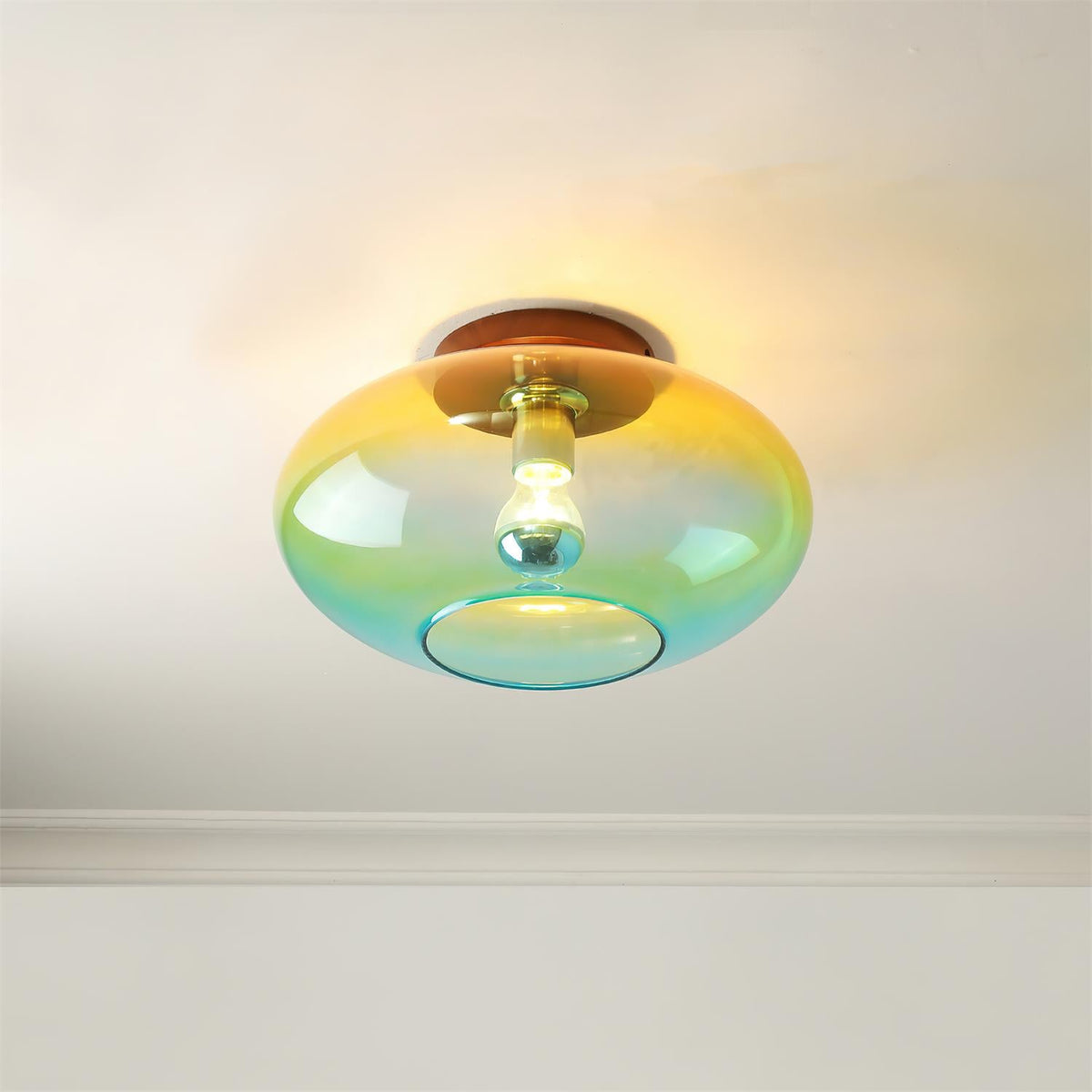 Lumia Glass Ceiling Lamp — product view 2