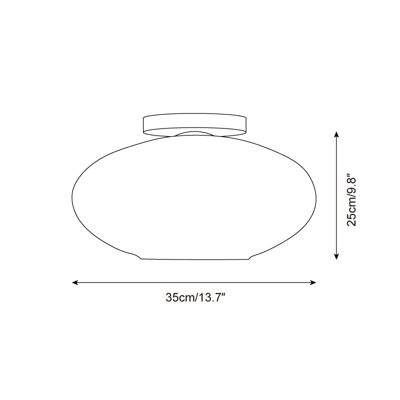 Lumia Glass Ceiling Lamp — product view 5