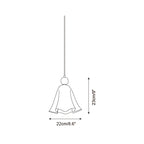 Vellia Glass Pendant Lamp — product view 5
