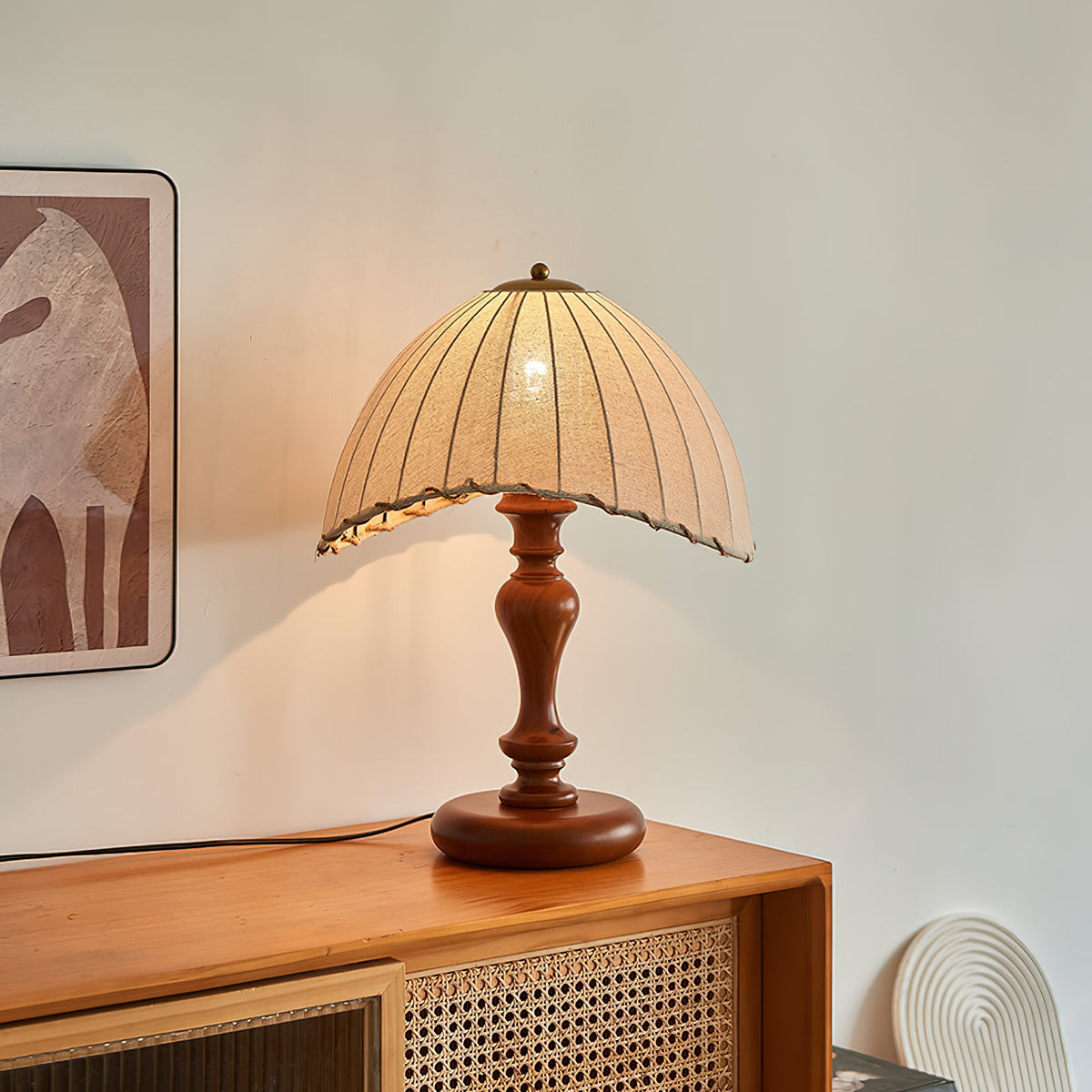 Serenity Wood Table Lamp — product view 2
