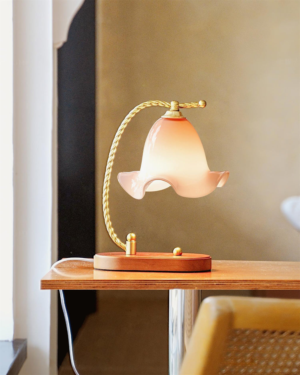 Sprout Glass Table Lamp — product view 3