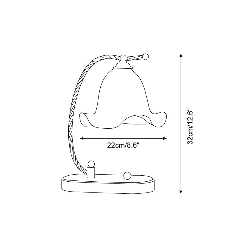 Sprout Glass Table Lamp — product view 5