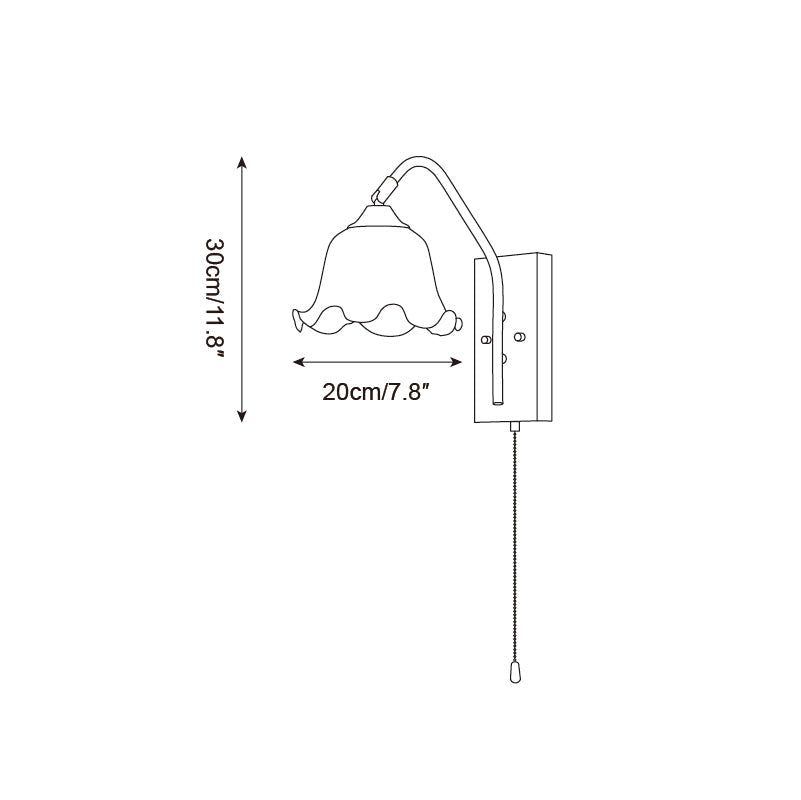 Emerald Grove Glass Wall Lamp — product view 5