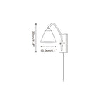 Emerald Grove Glass Wall Lamp — product view 6