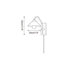 Emerald Grove Glass Wall Lamp — product view 8