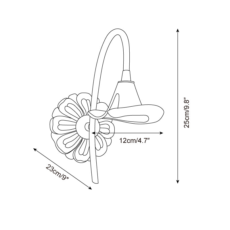 Calla Lily Wall Lamp — product view 5