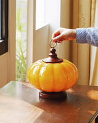 Pumpkin Glass Table Lamp — product view 2