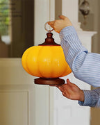 Pumpkin Glass Table Lamp — product view 3