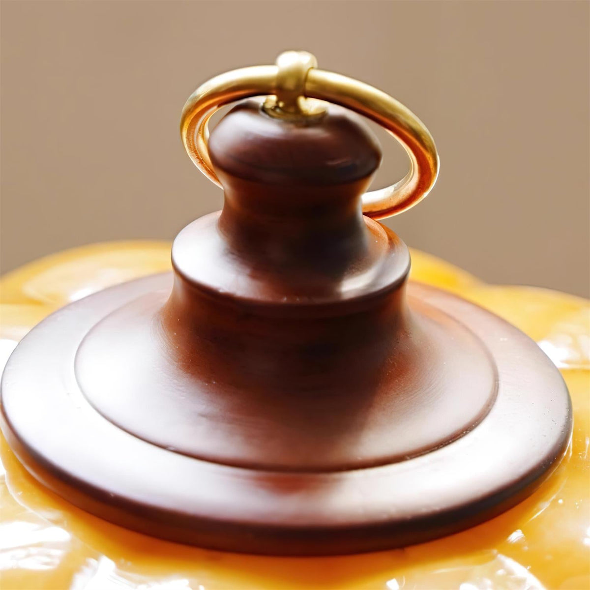 Pumpkin Glass Table Lamp — product view 7
