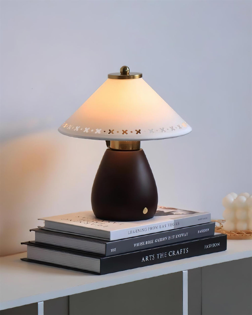 Lattice Wood Table Lamp — product view 8