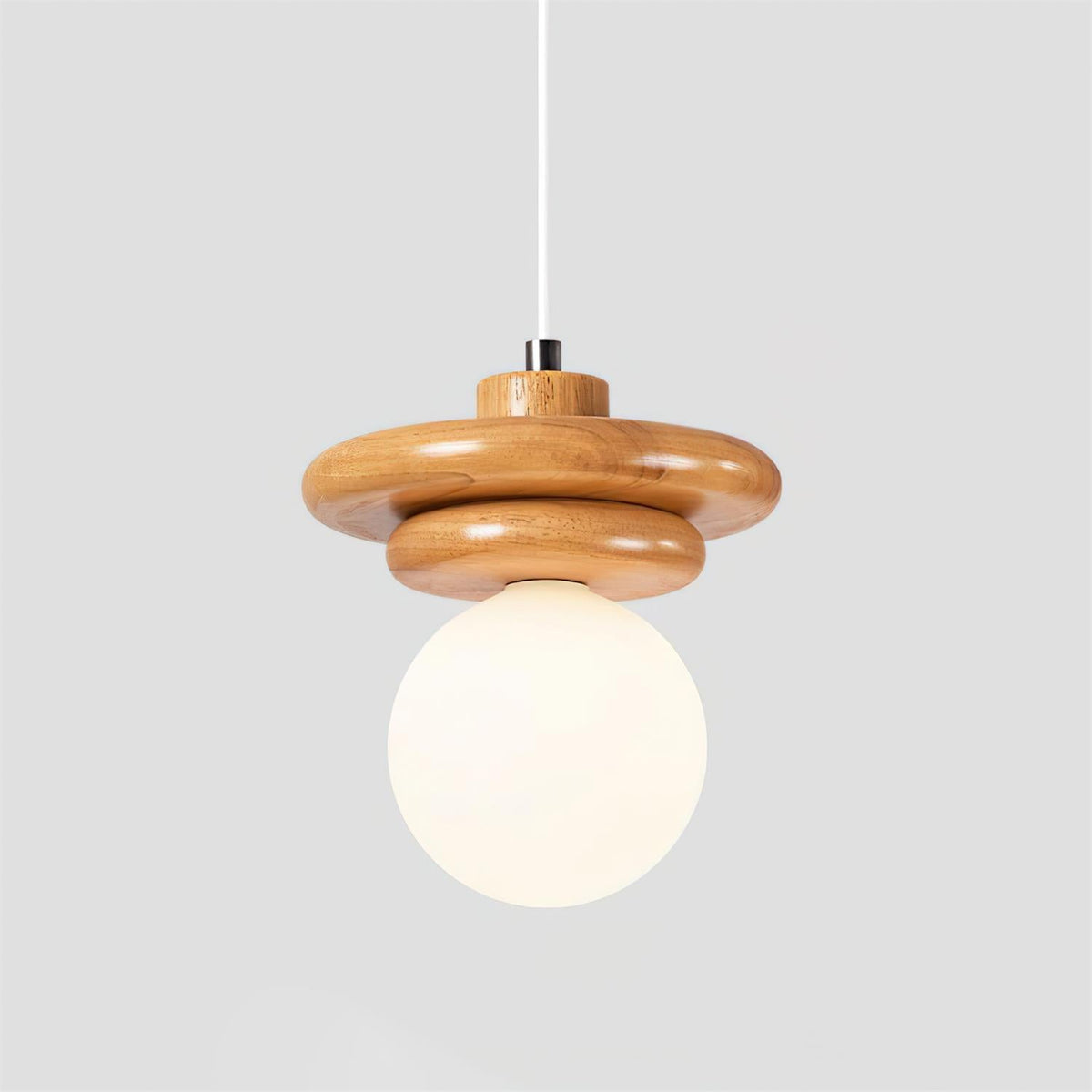 Kinetic Wood Pendant Lamp — product view 2