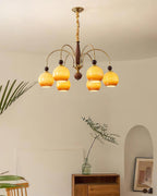 Solstice Glow Glass Chandelier — product view 3
