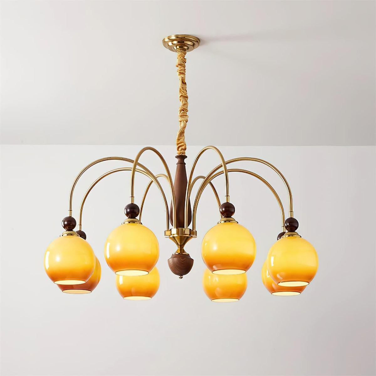 Solstice Glow Glass Chandelier — product view 8