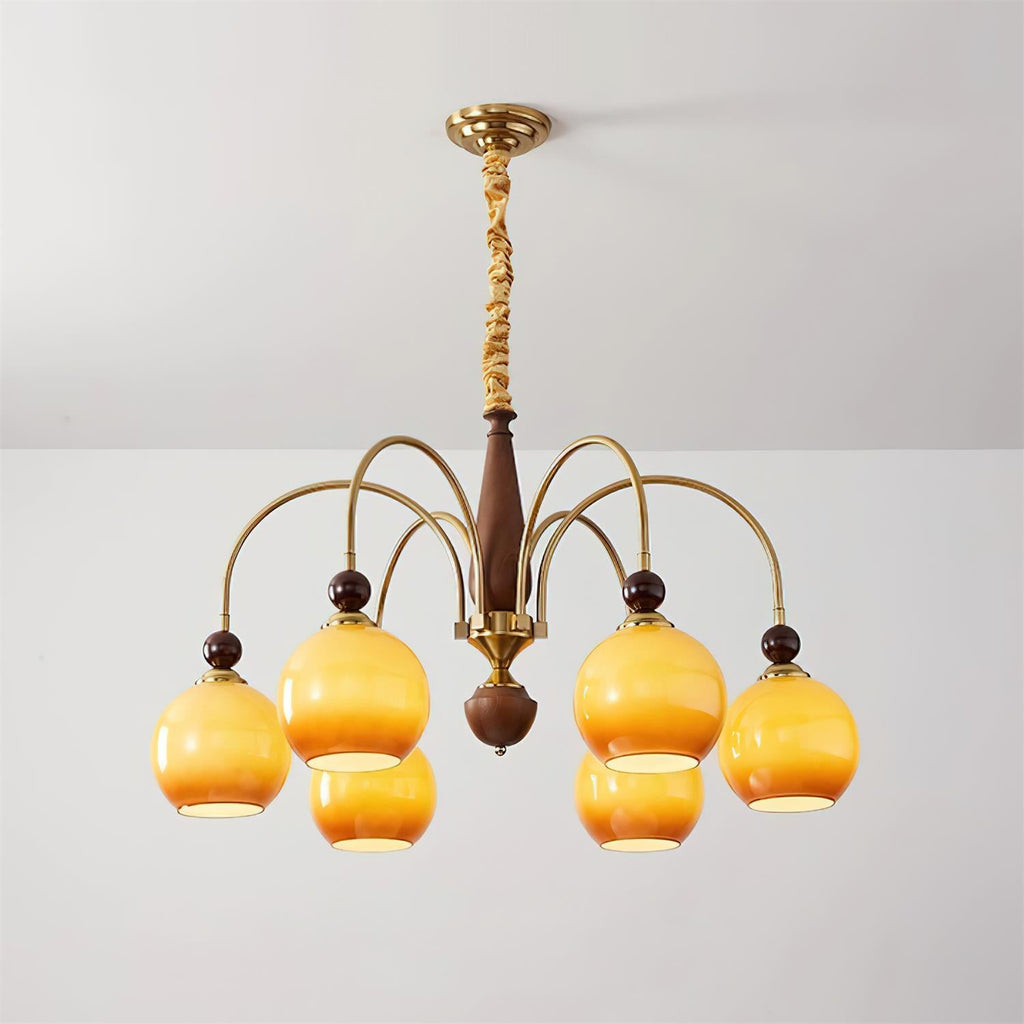 Solstice Glow Glass Chandelier — product view 9