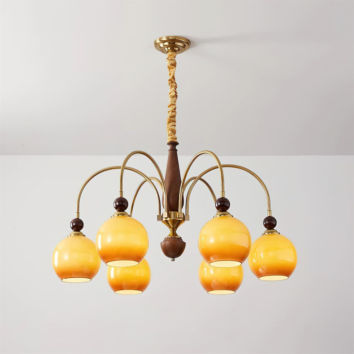 Solstice Glow Glass Chandelier — product view 9