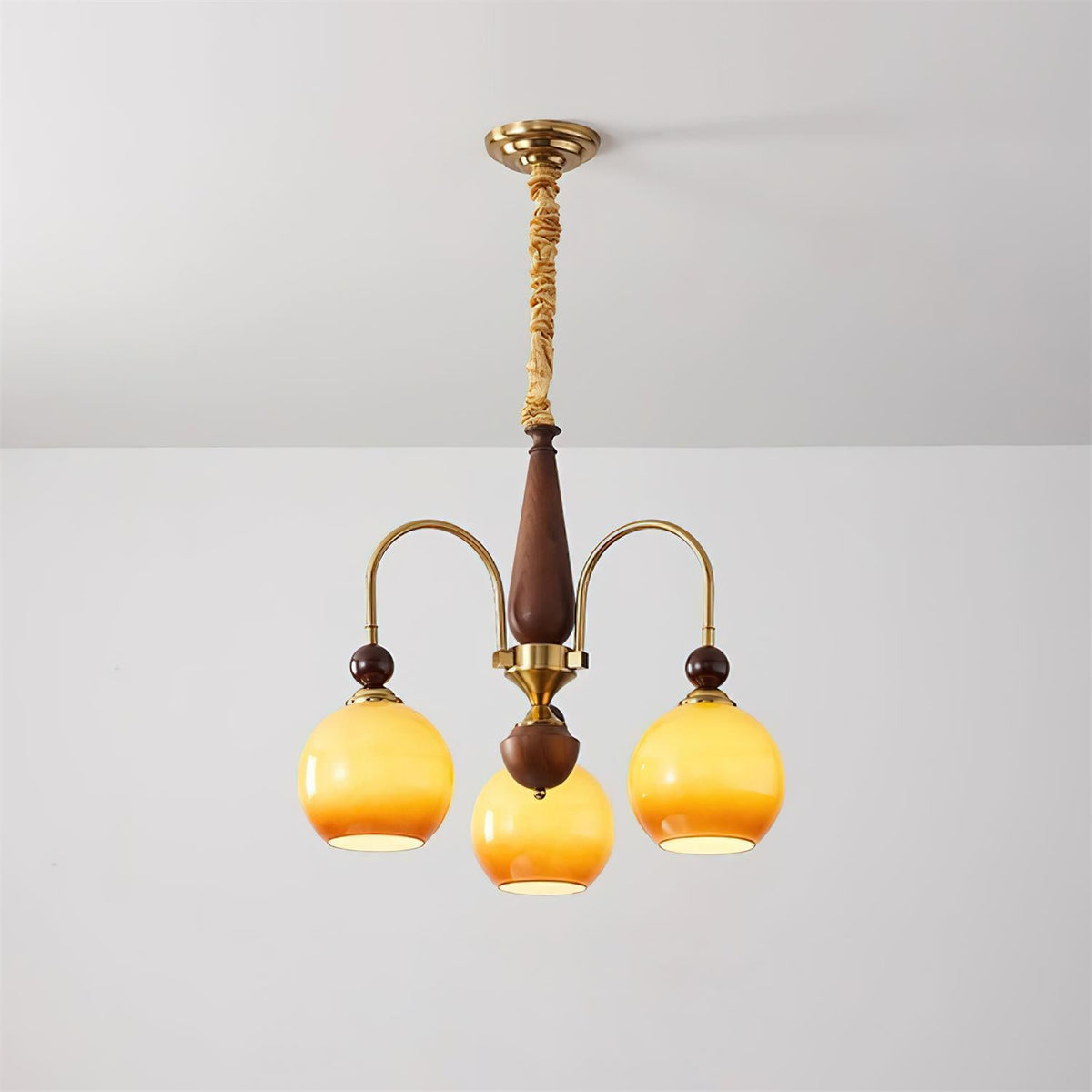 Solstice Glow Glass Chandelier — product view 10