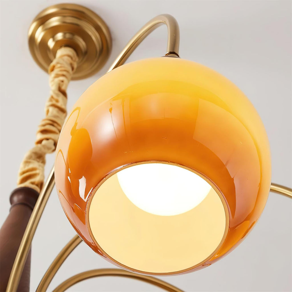 Solstice Glow Glass Chandelier — product view 12
