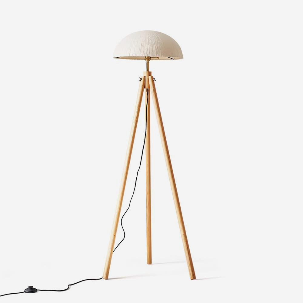 Crescent Wood Floor Lamp — product view 1