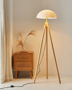 Crescent Wood Floor Lamp — product view 4
