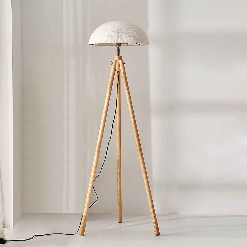 Crescent Wood Floor Lamp — product view 8