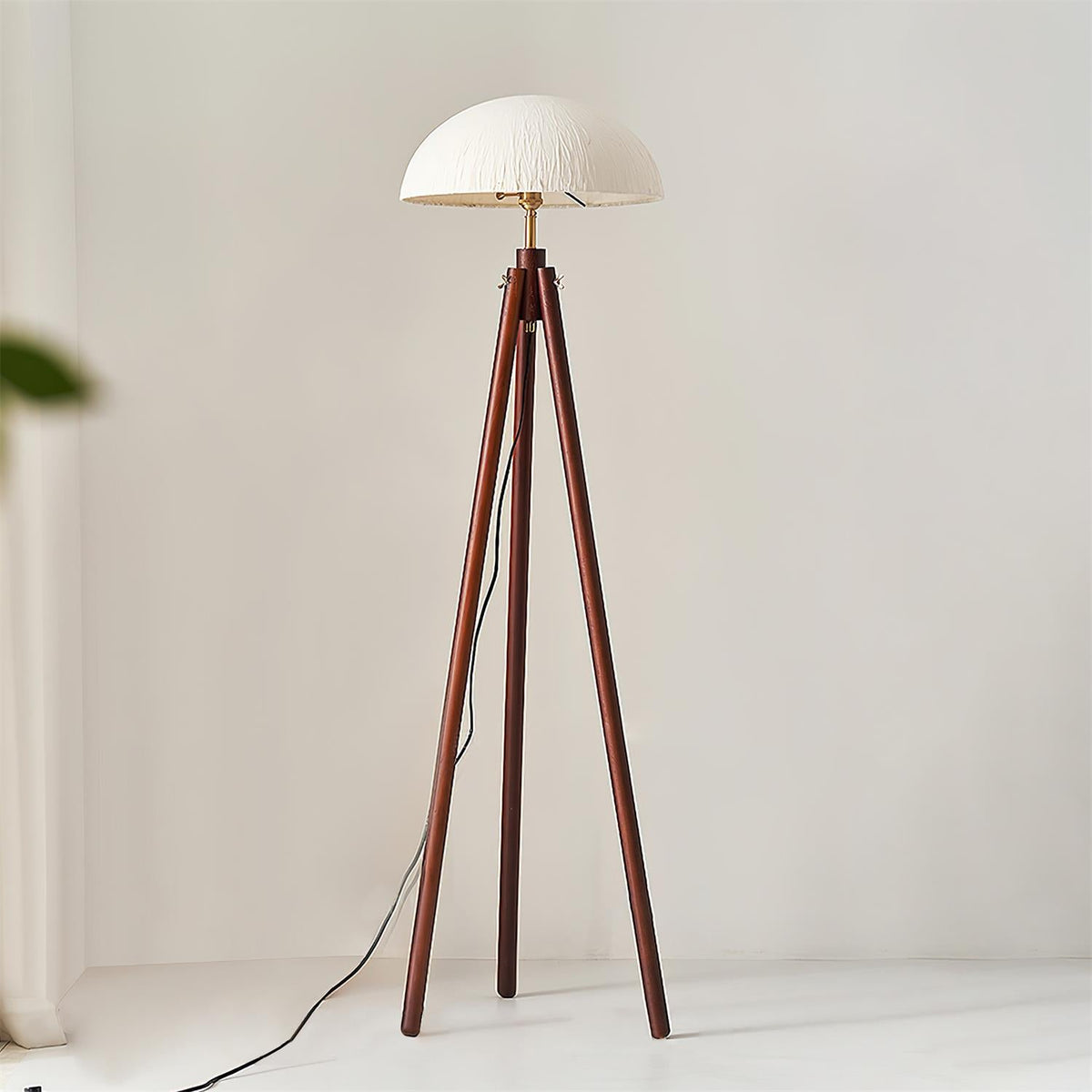 Crescent Wood Floor Lamp — product view 9