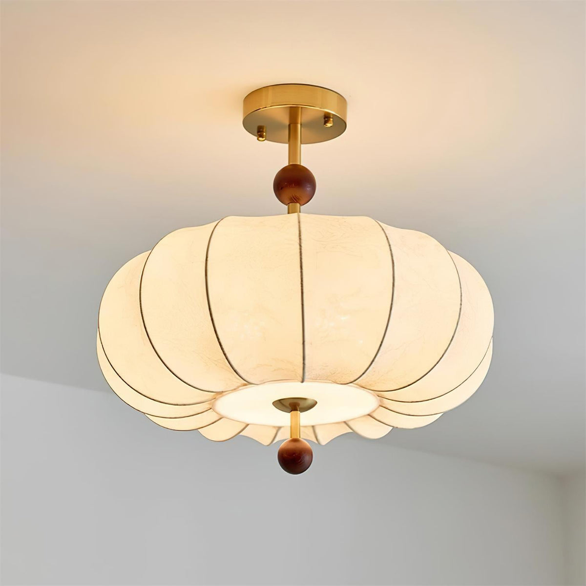 Serenity Wood Ceiling Lamp — product view 2