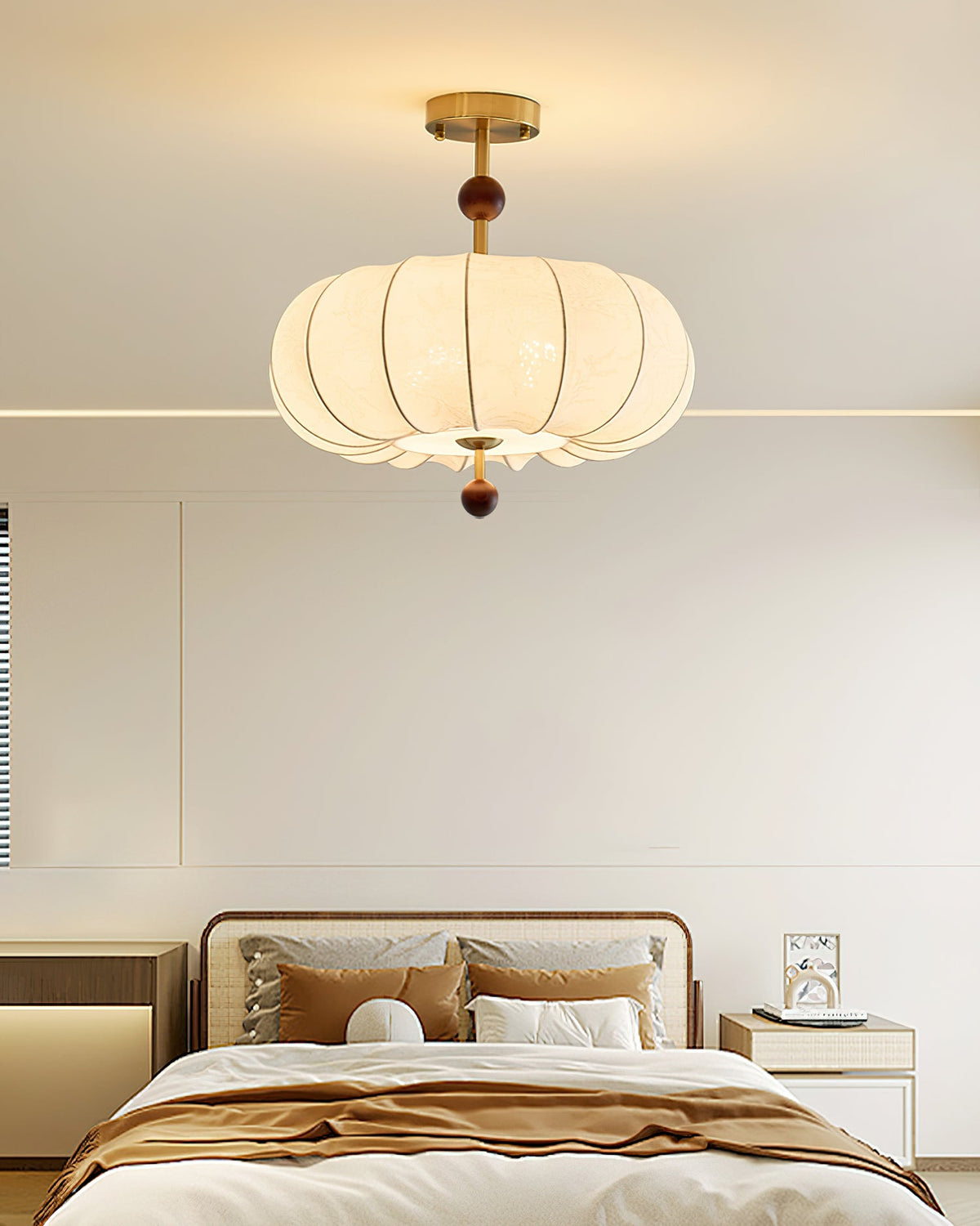 Serenity Wood Ceiling Lamp — product view 3