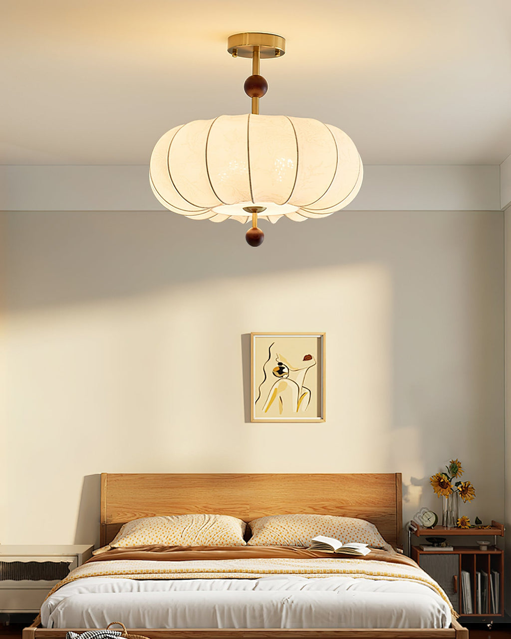 Serenity Wood Ceiling Lamp — product view 7