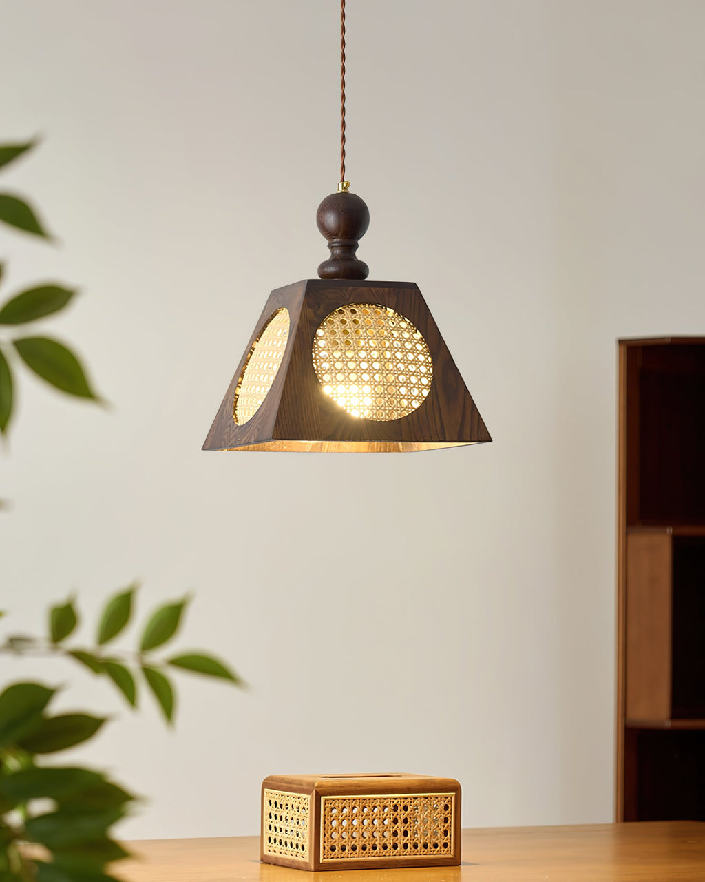 Grove Wood Pendant Lamp — product view 2