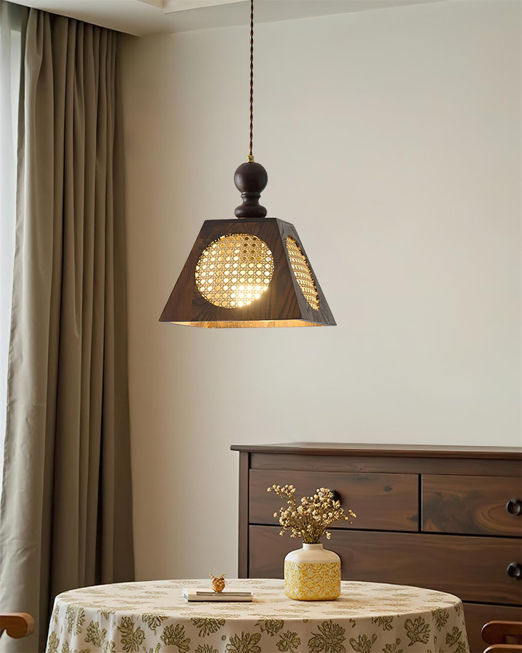Grove Wood Pendant Lamp — product view 3
