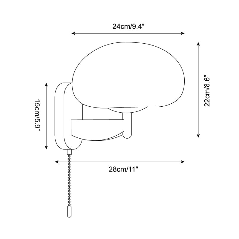 Brillora Glass Wall Lamp — product view 5