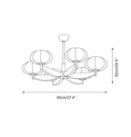 Brillora Glass Chandelier — product view 5